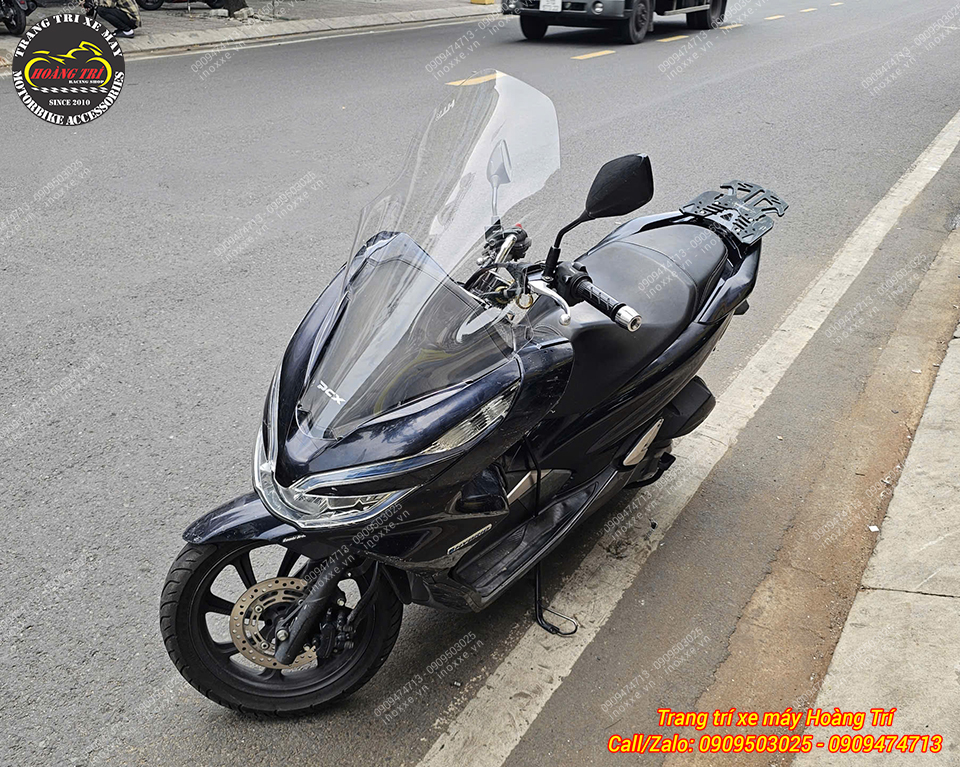 Kính chắn gió HTR lắp chuẩn PCX 2018
